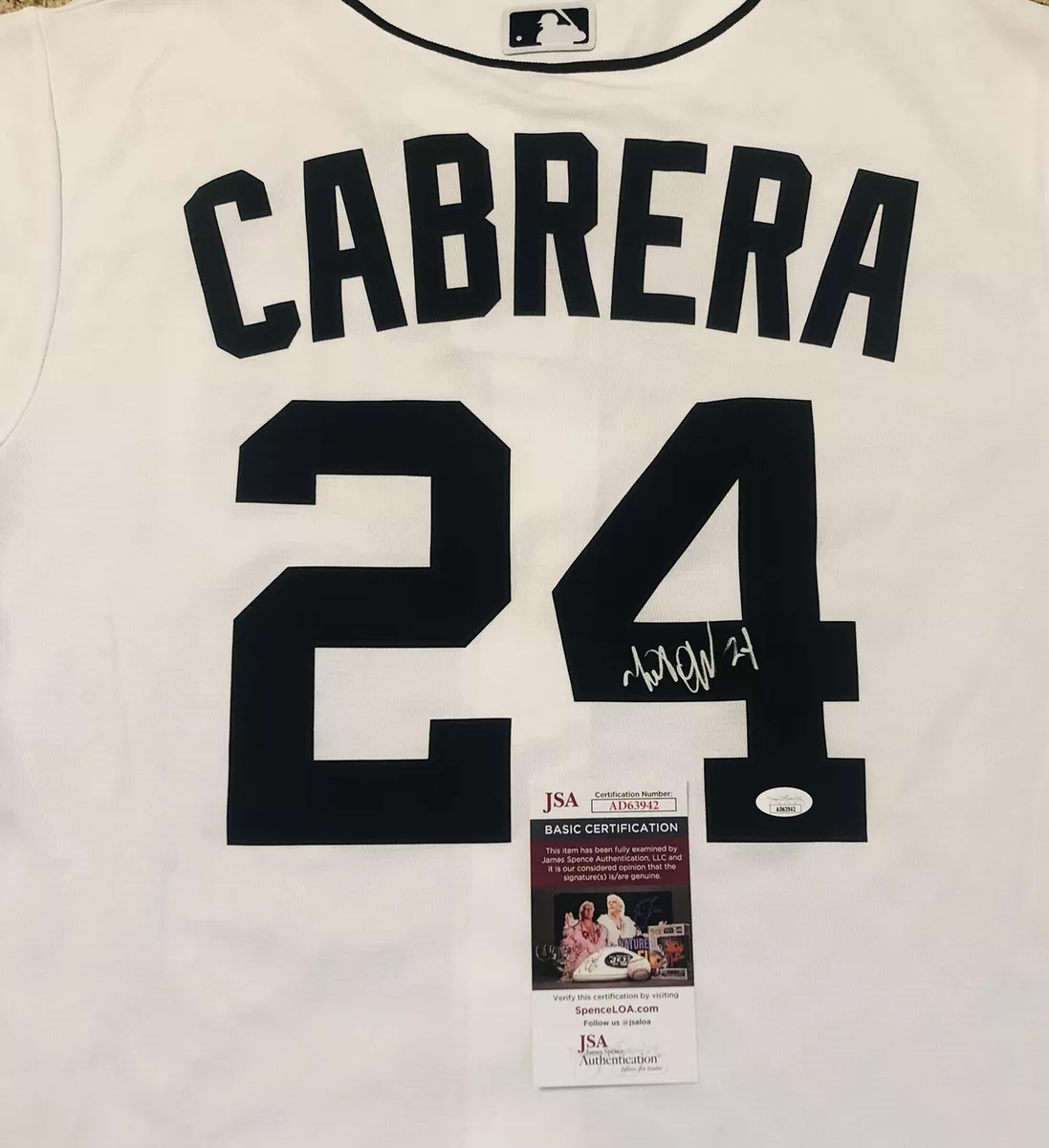 MIGUEL CABRERA SIGNED DETROIT TIGERS OFFICIAL NIKE MLB BASEBALL