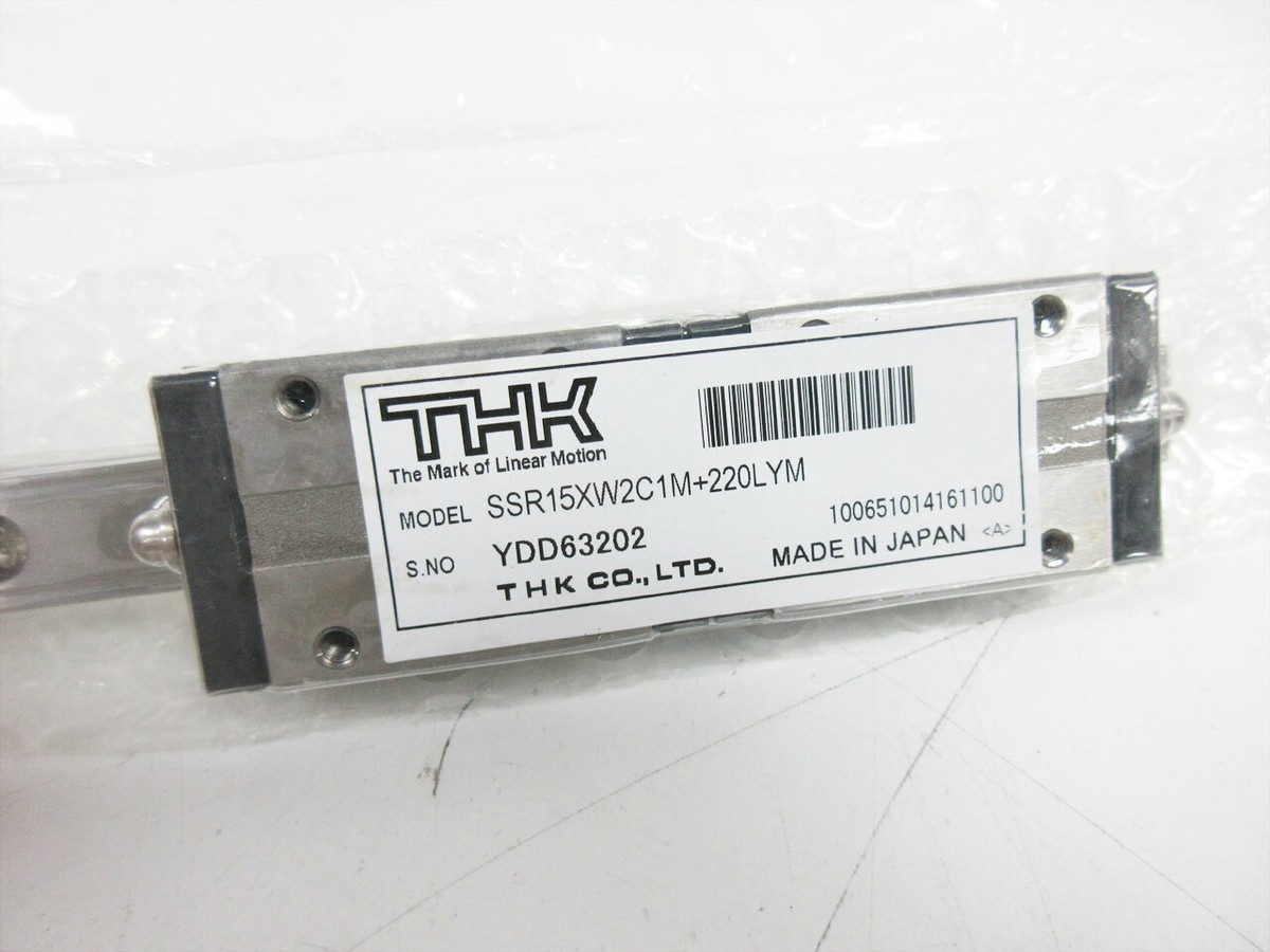 くま　カートリッジM1M2 THK SSR15XW2C1M-220LYM SSR15XW 2 x GUIDE CARRIAGE + LINEAR GUIDE