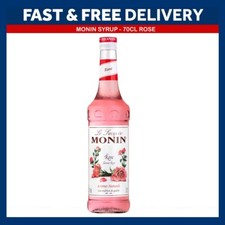 NEW Monin Coffee & Cocktail 70cl Glass Syrup Flavours & Pump - AS USED BY COSTA