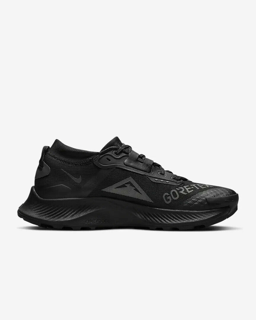 Nike Pegasus Trail 3 GTX Size 7.5/WMNS 9 Black/Black-DK Smoke Grey