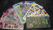 Rewards Stickers Sparkly Reusable Childrens Craft Scrapbook Activity