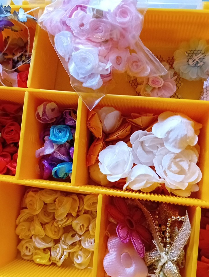 CRAFTS ARTIFICIAL FLOWERS JOB LOT eBay