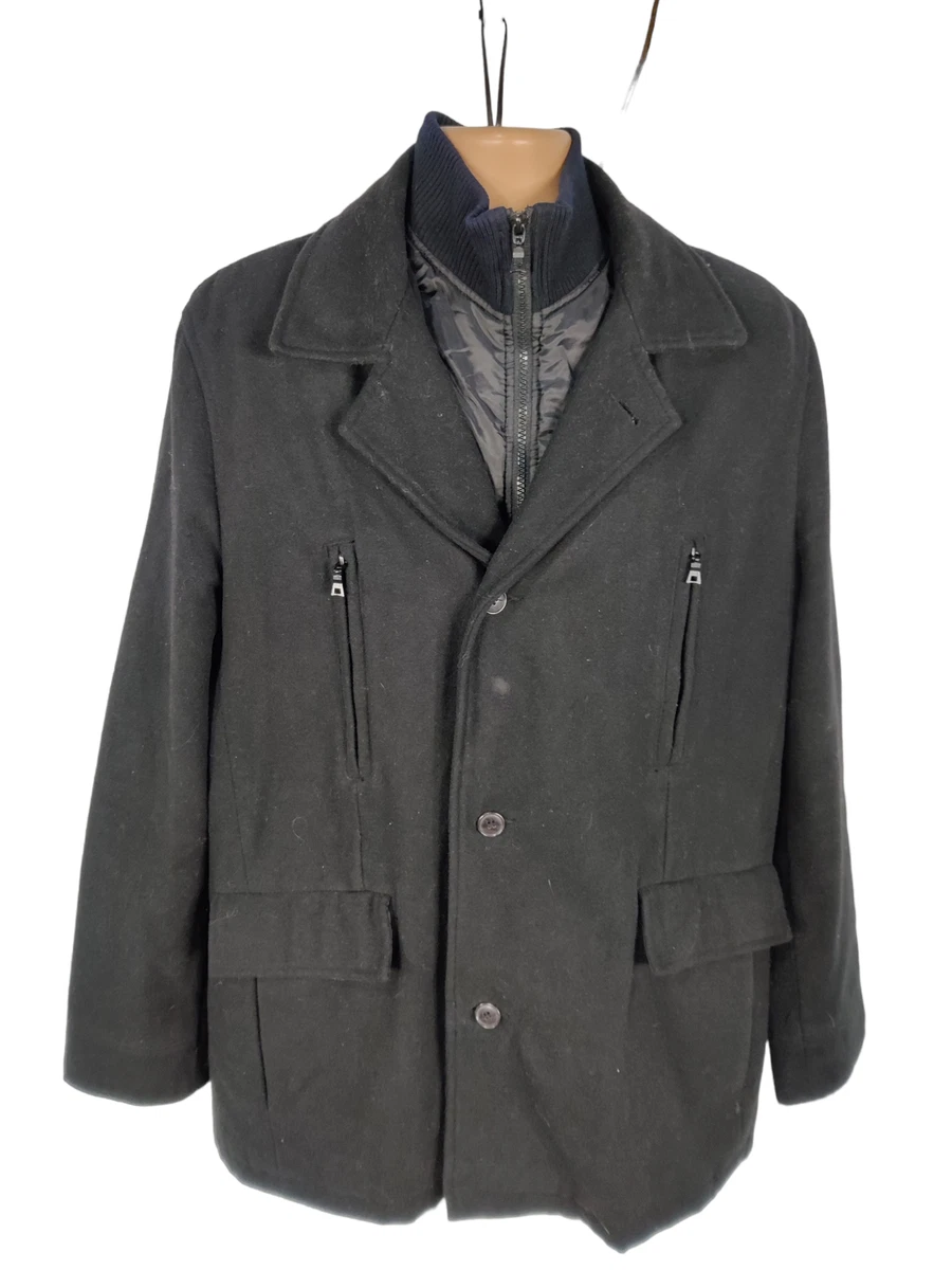 Mens black 2025 utility jacket