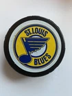 1980s Texaco St.Louis Blues NHL Puck Vintage