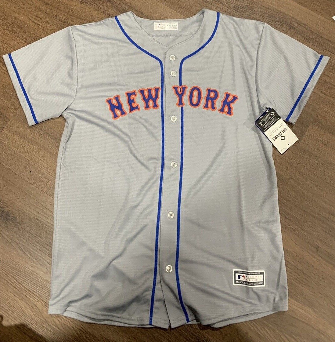 USA製 New York Mets BASEBALL SHIRT New York Mets Adult Home Jersey