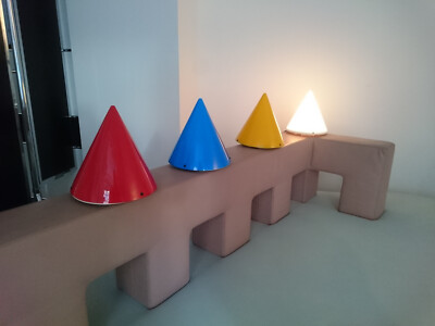 Verner PANTON das 4er Lampenset neuwertig  von Complex f. Polythema 1995