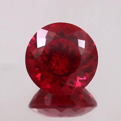 AAA Extreme Natural Mozambique Blood Red Ruby Loose Round Gemstone Cut 10x10 MM