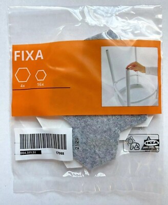 IKEA FIXA FLOOR PROTECTOR PADS TWENTY (20) PAD PACK, 004.311.51, NEW