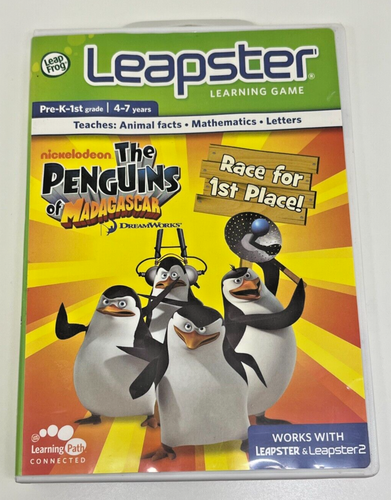 Nickelodeon The Penguins of Madagascar Race for First Place Leap Frog Leapster - Picture 1 of 10