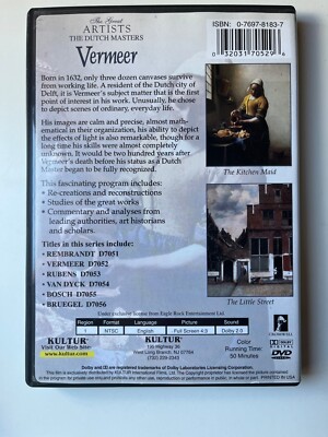 DVD/ブルーレイ Dutch Masters: Vermeer [DVD] [Import](品)