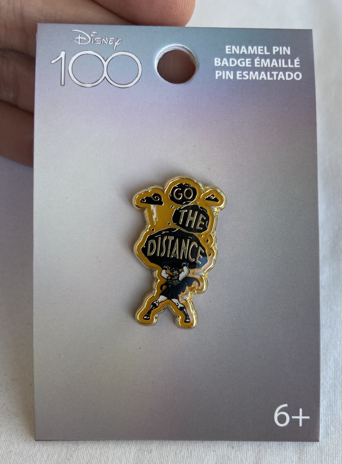Loungefly Disney 100 Enamel Pin New “Go The Distance” Hercules movie