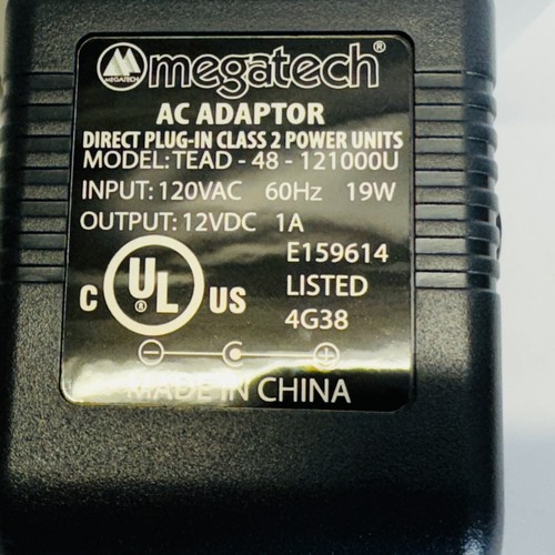 Megatech A/C Adapter For Helicopter MTC82099 AC Model TEAD-48-121000U NEW NOS - Picture 4 of 8