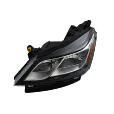 Silscvtt Driver Side For Chevy Traverse 2013-2017 Halogen Headlights Lens Chrome