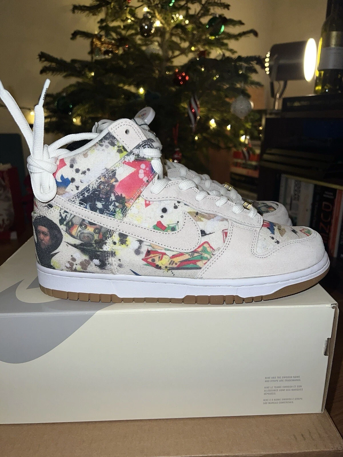 Nike SB Dunk High x Supreme x Rammellzee UK 9,5 Neuf avec boite