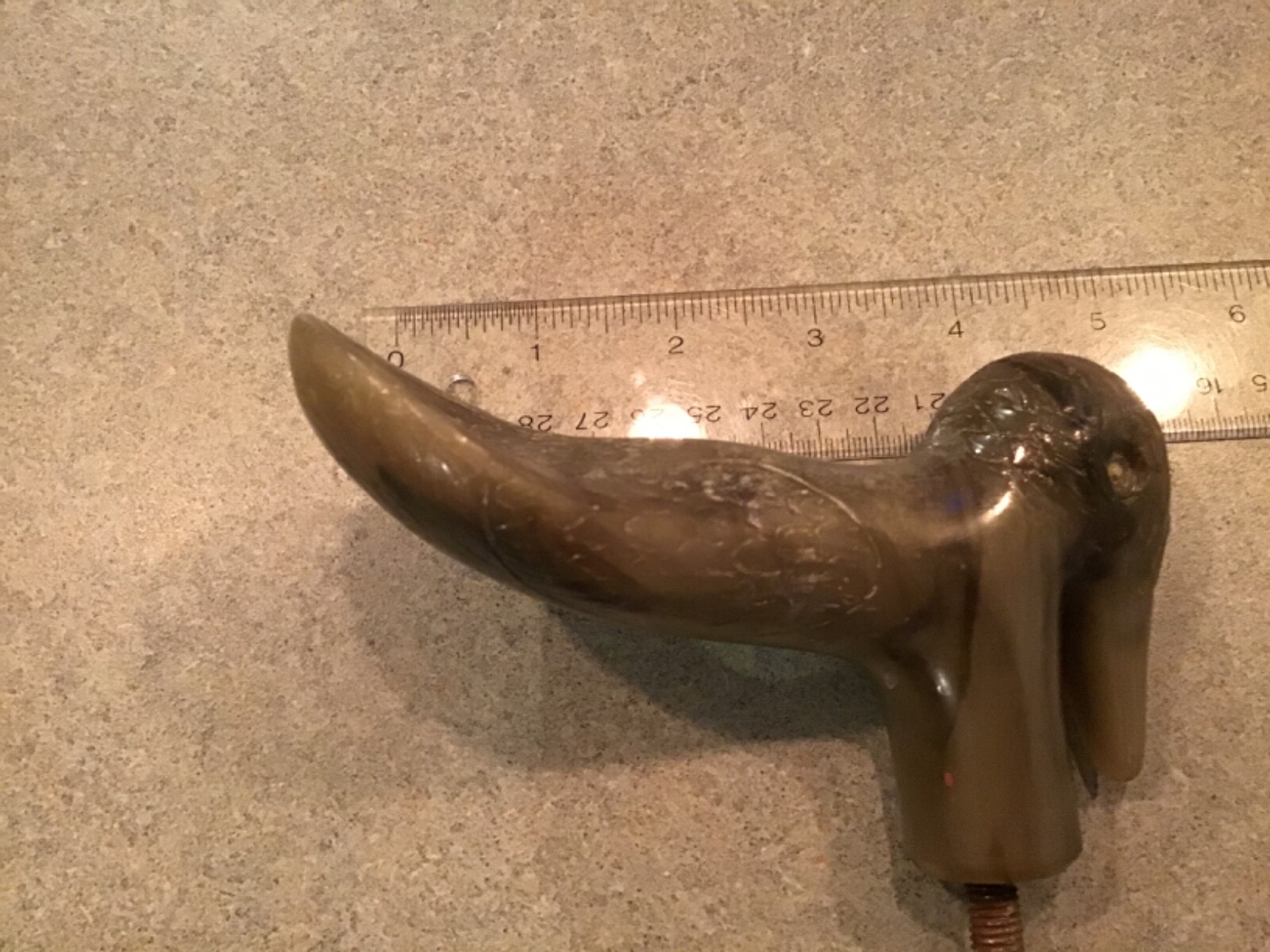 Bakelite Walking Cane Handle Bird - image 8