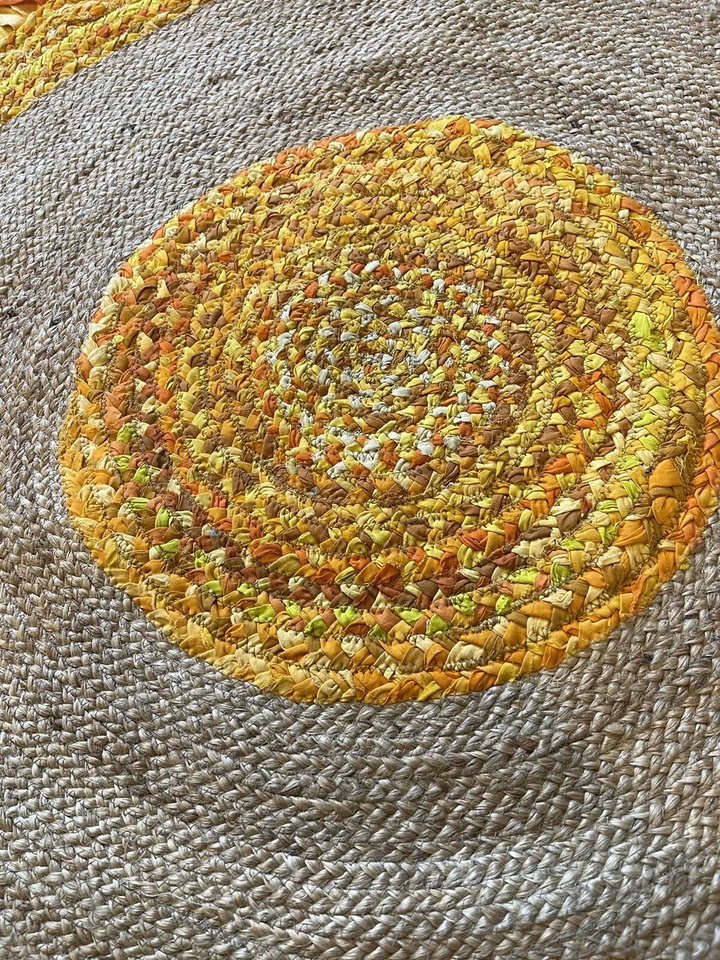 Alfombra SAFAVIEH Cape Cod CAP701D tejida a mano dorada/natural núcleo de cabaña Foto 4 de 4