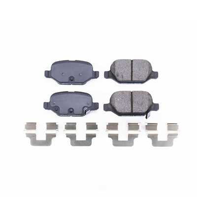 Disc Brake Pad Set-Rear Z17 Low-Dust Ceramic Brake Pads with Hardware fits 500