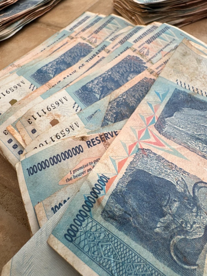 🇿🇼 ZIMBABWE 100 TRILLION DOLLAR AA/2008 P-91 CIRCULATED BANKNOTE - Image 3 of 4