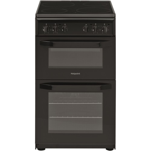 BRAND NEW Hotpoint HD5V92KCB 50cm Twin Cavity Electric Oven, Grill