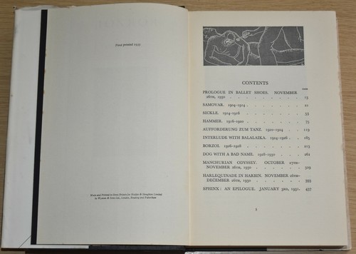IGOR SCHWEZOF AUTOBIOG Russian Ballet Dancer Choreographer Published 1935 1stEd - Picture 5 of 6