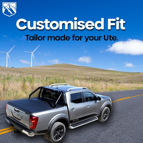 Feathertop Clip In Soft Tonneau Cover for LDV T60 MAX Dual Cab Ute 2021-Current - Picture 7 of 10