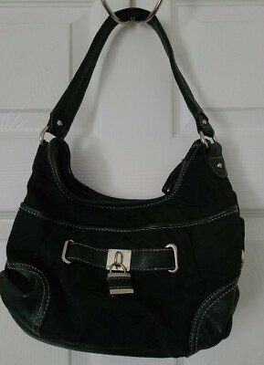 バッグ Vintage GUCCI Handbag Shoulder bag Brown Silk Jacquard Crossbody