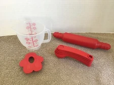 Tupperware Tuppertoys Measuring Cup Baking Set Measuring Spoons