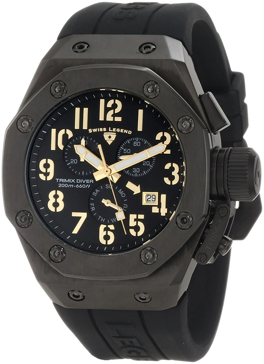 Swiss legend trimix diver cheap battery
