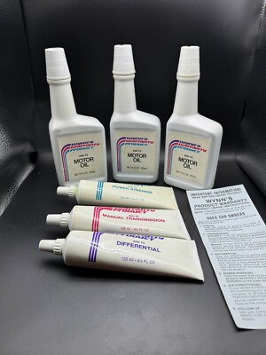 Wynn's warranty product, Motor Oil and Transmission Additives, Vintage Set