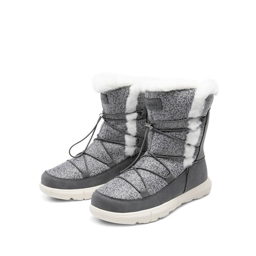 Women's Fashion Winter Snow Boots Fur Lining Casual Indoor Outdoor Snow Boots - Picture 25 of 26