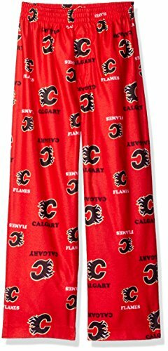 NHL Calgary Flames 4-7 Outerstuff Team Logo Lounge Pant, Team Color , Kids Sm...