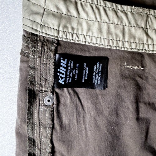 KUHL Women's Hiking Pants Brown Reg Splash Roll Up Outdoor Camping Size 4 Short - Picture 16 of 21
