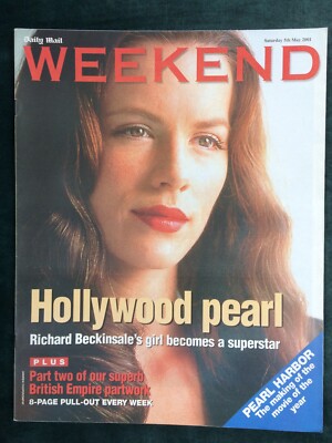 WEEKEND mag 05/05/2001 KATE BECKINSALE Paul Hollywood Vanessa Mae Paul Wilcox UK