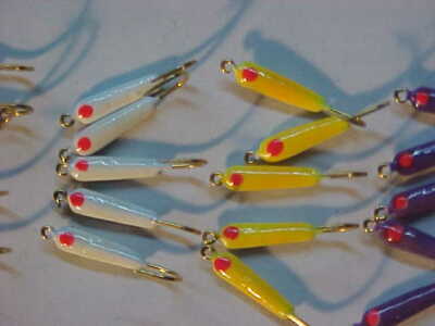 25 NEW ROCKER JIGS SIZE 10 BLUEGILL panfish JIG fishing ice assortment assorted | eBay 25 NEW ROCKER JIGS SIZE 10 BLUEGILL panfish JIG fishing ice assortment assorted | eBay