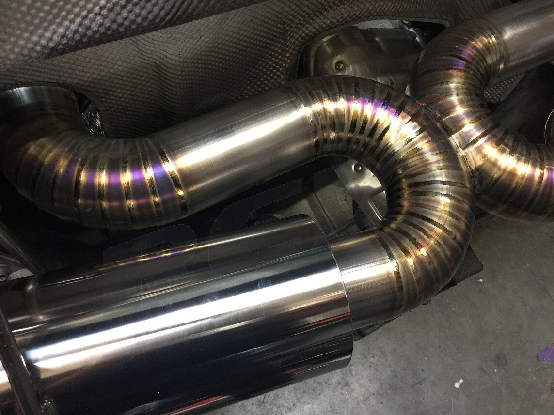 REV9 2.75" TITANIUM CATBACK EXHAUST SPORTS MUFFLER KIT FOR 08-14 AUDI R8 4.2L V8