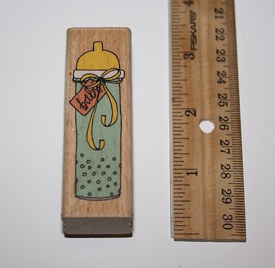 BABY BOTTLE RUBBER STAMP FROM KOLETTE HALL/STUDIO G ''BABY'' 