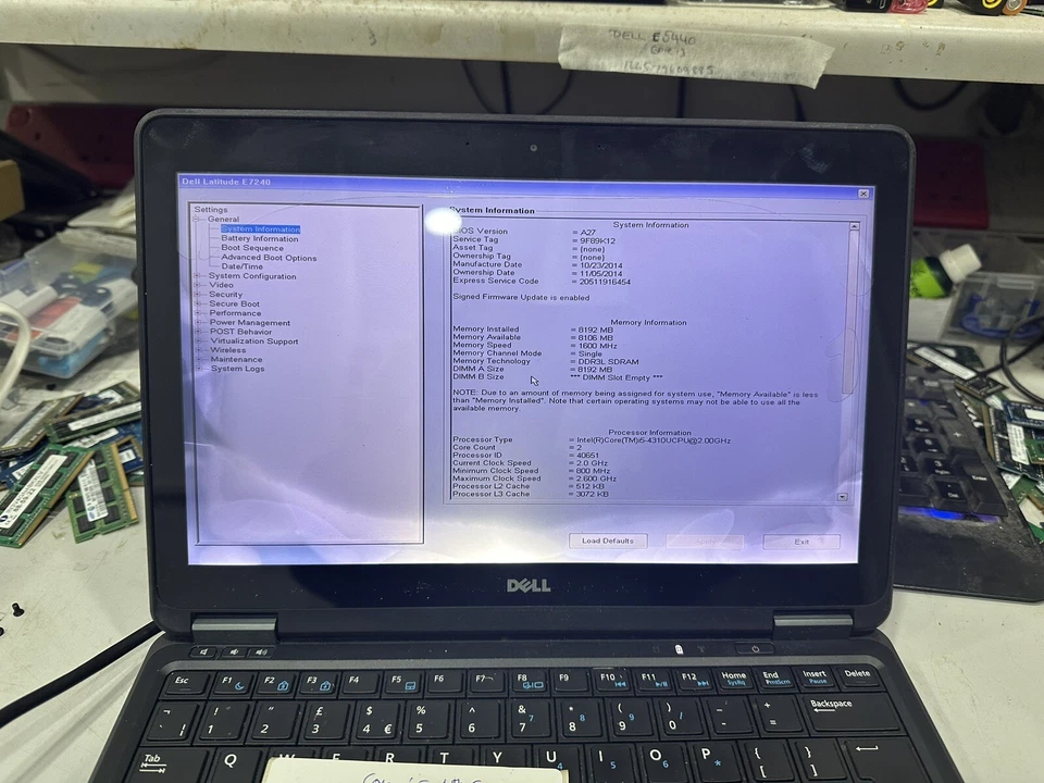 Dell Latitude E7240 · i5-4310U · 8GB · 256GB, photo 2 of 2