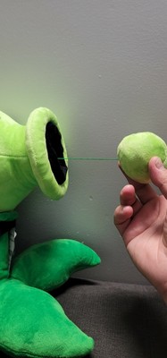 Peluche Gatling Peashooter Plants Vs Zombies, 15 Cm - Jouet Doux Rempli Coton, Cadeau Enfant Anniversaire Noël