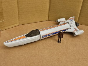 Vintage 1978 Viper Stellar Probe Ship + Pilot Battlestar Galactica Mattel