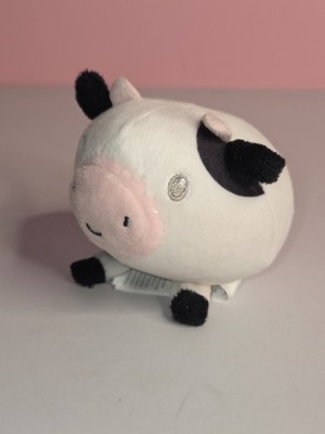 Carter's Cow Mini 4'' White Black Squishy Stuffed Animal Plush 2022