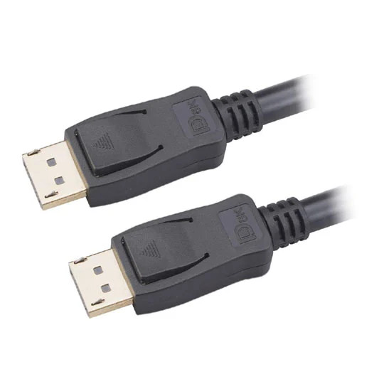 5m Akasa AK-CBDP23-50BK 4K/8K DisplayPort 1.4b Cable, 8K@60Hz, 5K@60Hz, 4K@144Hz