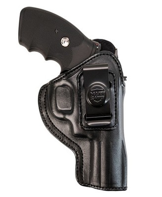 IWB Black Full Grain Leather Holster - SMITH & WESSON S&W MODEL 36/60  3'' BARREL