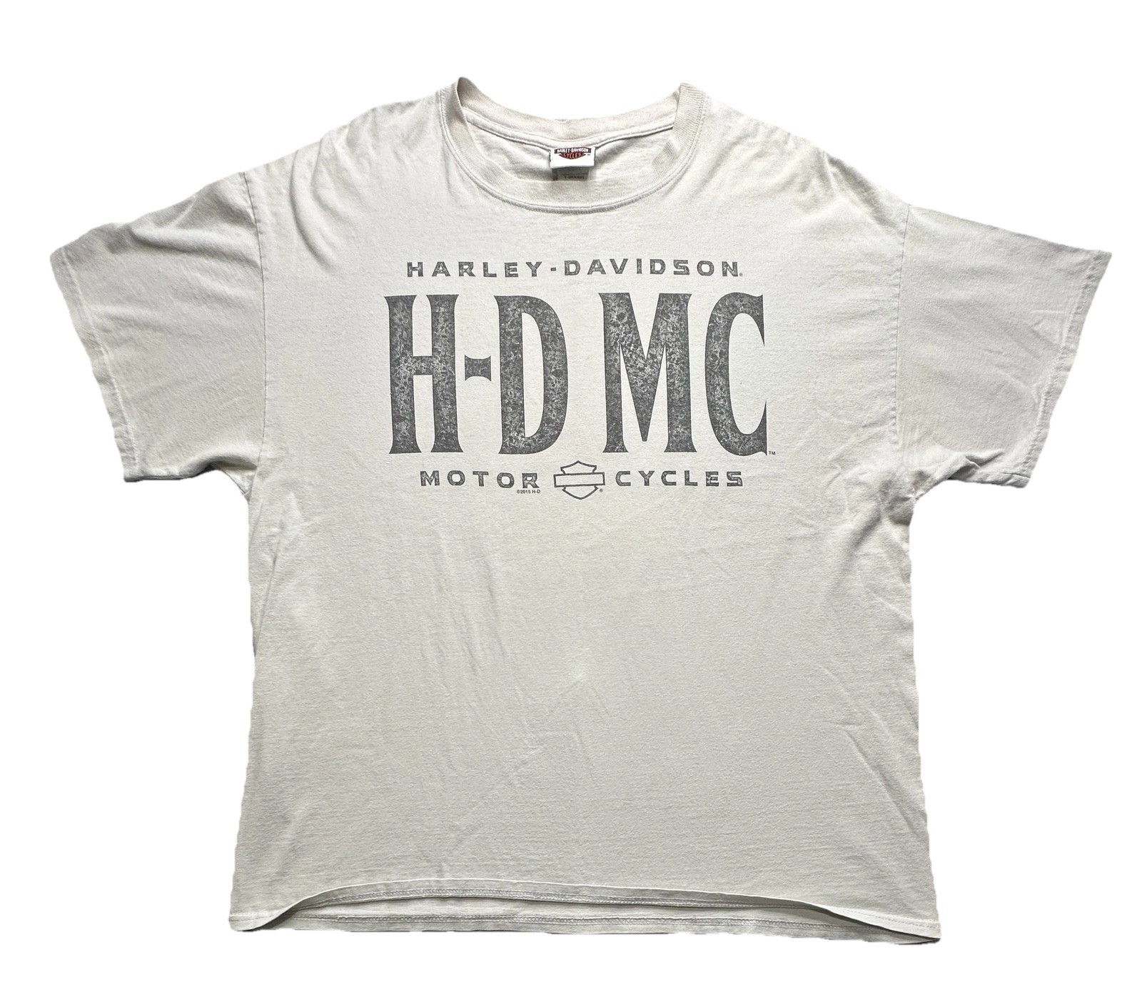 Harley-Davidson Shirt Mens XL Gray Dallas Texas Motorcycle Graphic 2015 HDMC Tee