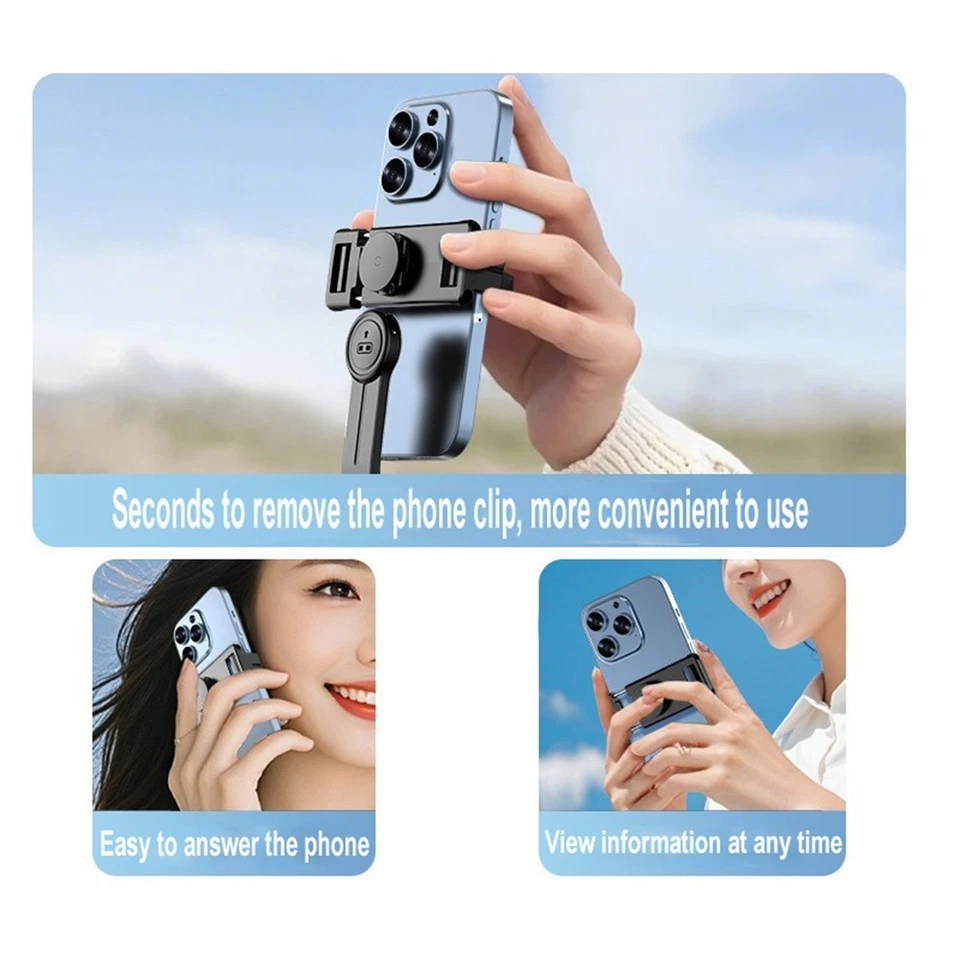 Remote Selfie Stick Tripod Phone Desktop Stand Desk Holder For iPhone/Samsung - Image 4 of 4
