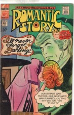 Charlton Comics Romantic Story Volume 1 Book #126 Lower Mid Grade
