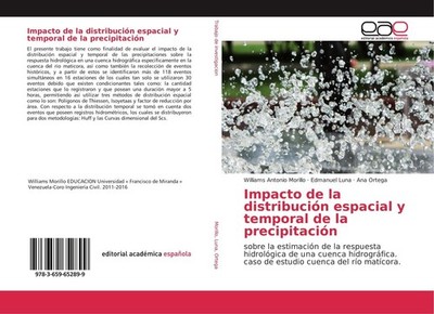Impacto de la distribución espacial y temporal de la precipitación Williams Anto