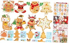 Bolake 32 Pcs Christmas Craft Kits for Kids Ornaments with Decorative Ornaments