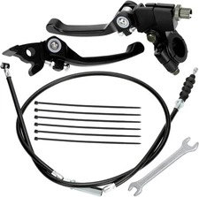 Folding Clutch Brake Lever Perch with Clutch Cable for 110cc 125cc 140cc 15