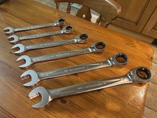 Facom Reversable Ratchet Spanner Set 21mm - 32mm (6pc - Full Set)