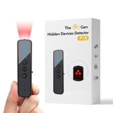 Hidden Camera Detector and GPS Bug Scanner for Home, Travel, and Peace-of-Mind